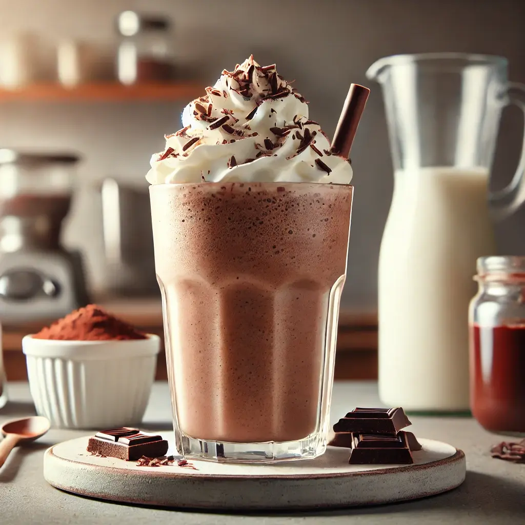 how to make a chocolate frappe