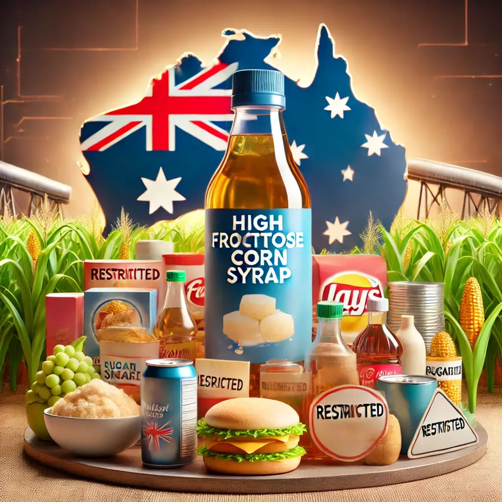 Is high fructose corn syrup banned in Australia?