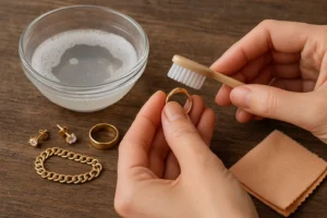 How to clean gold jewellery