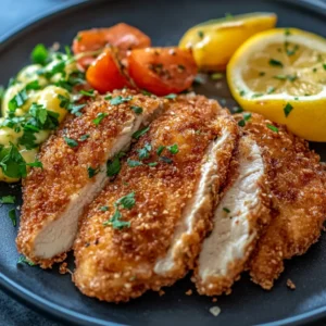 How long to cook chicken schnitzel