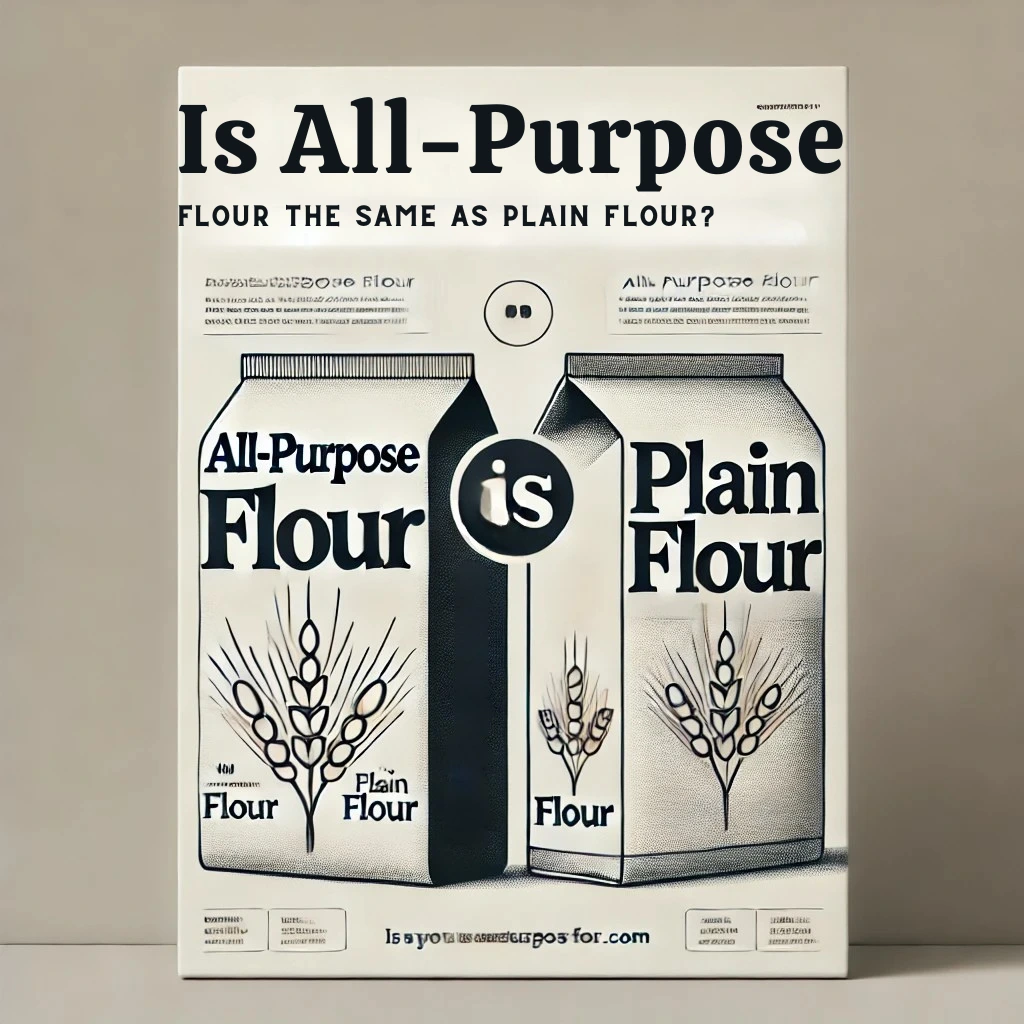 Is all-purpose flour the same as plain flour?