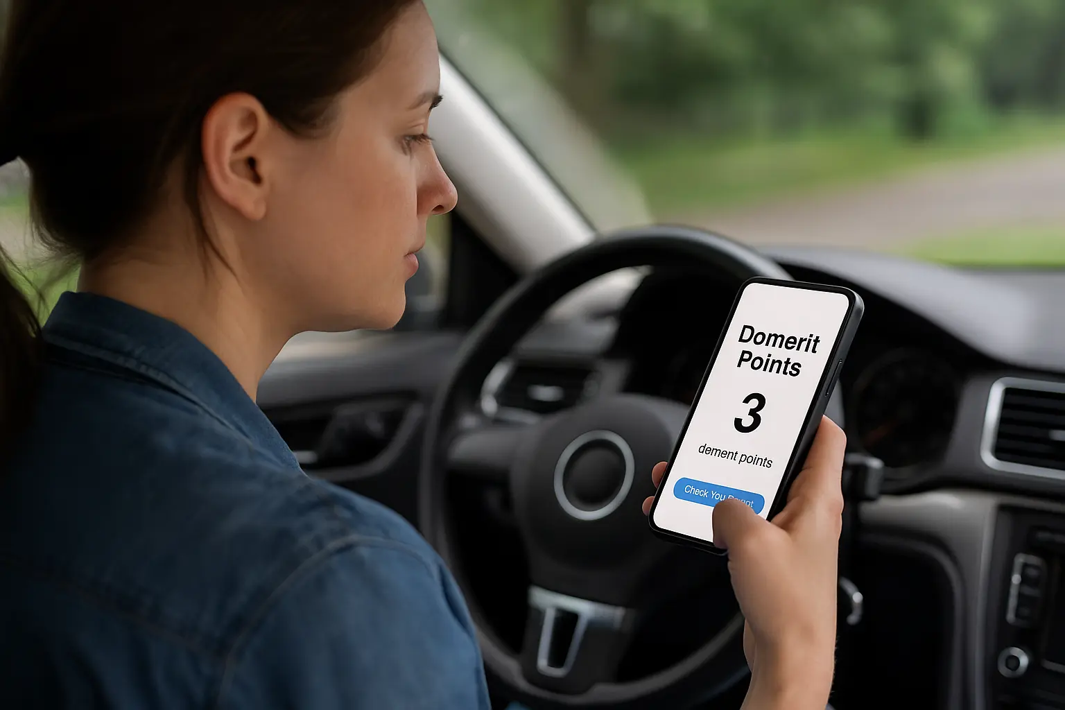 How to check demerit points