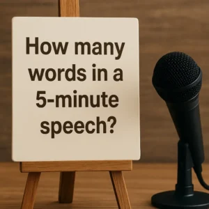 How many words is 5 minutes