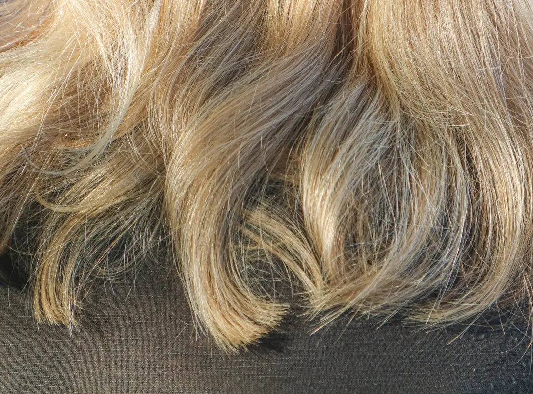 Repair bleached hair